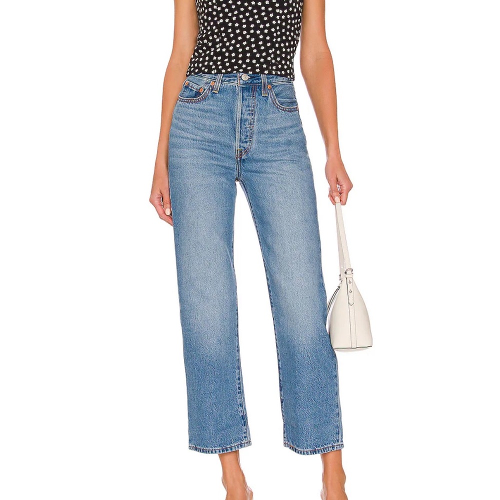 NWT size 31x27 Levi’s Ribcage straight ankle jeans A Super high rise